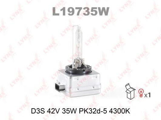 Лампа ксеноновая D3S 42V 35W (L19735W) LYNXauto L19735W