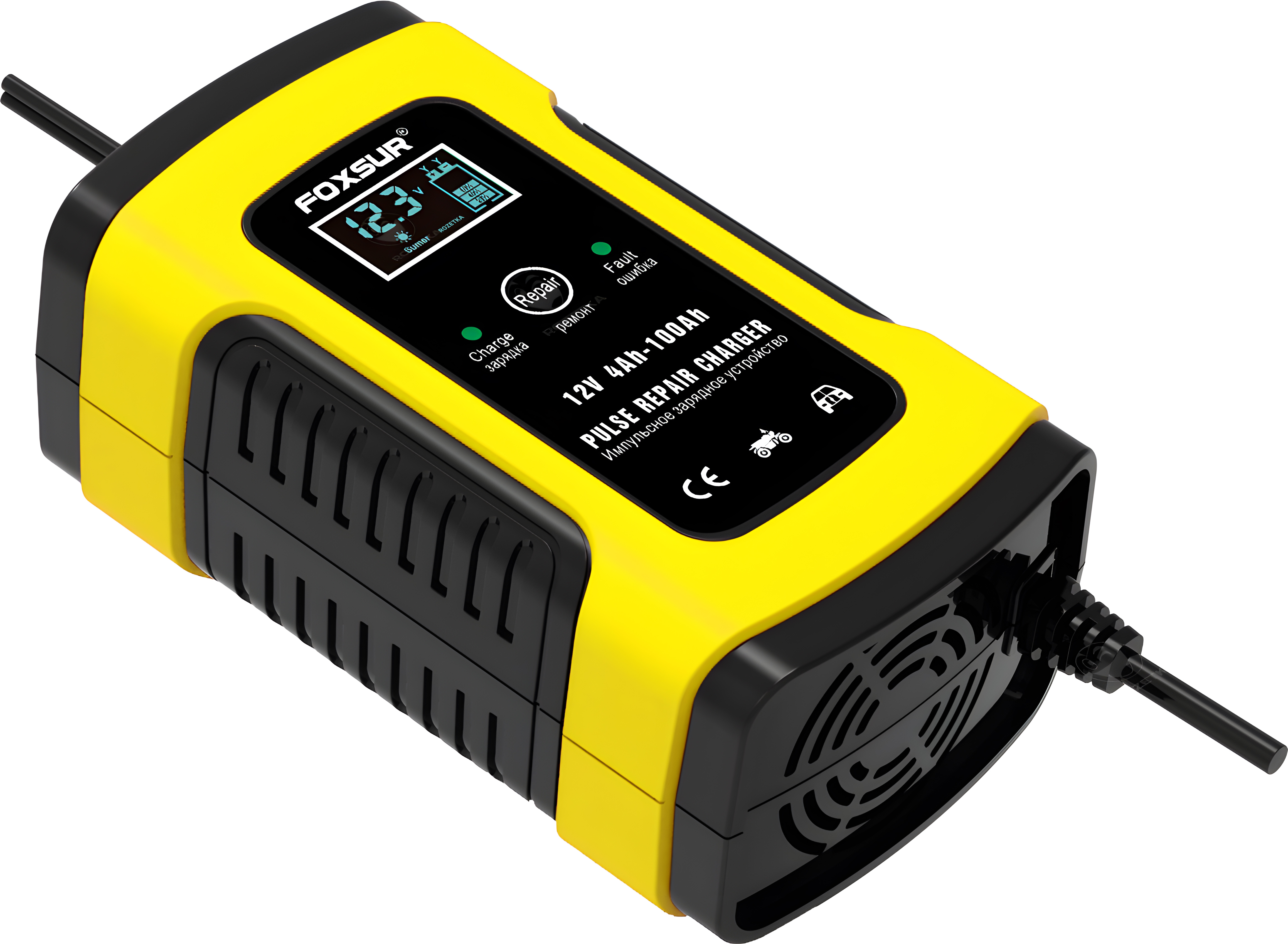 Зарядное устройство для автомобильного аккумулятора Foxsur FBC1205D 12V 5А 4-100 А-ч (704529789537)
