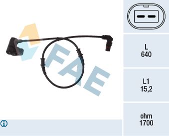 78092 FAE Датчик, частота вращения колеса