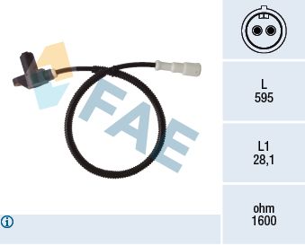 78400 FAE Датчик, частота вращения колеса