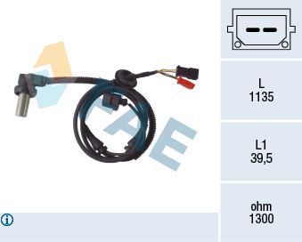 78085 FAE Датчик, частота вращения колеса