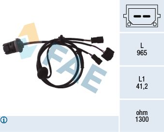 78060 FAE Датчик, частота вращения колеса