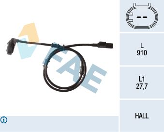 78133 FAE Датчик, частота вращения колеса