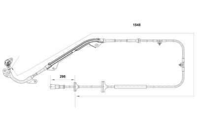 0265006106 BOSCH Датчик, частота вращения колеса