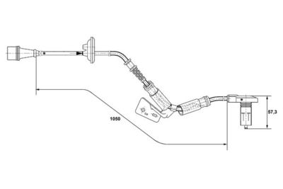 0265001278 BOSCH Датчик, частота вращения колеса