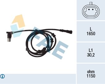 78070 FAE Датчик, частота вращения колеса