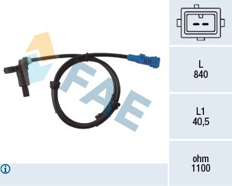 78022 FAE Датчик, частота вращения колеса