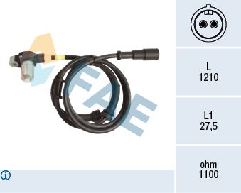 78169 FAE Датчик, частота вращения колеса