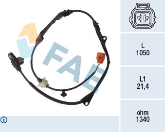 78114 FAE Датчик, частота вращения колеса