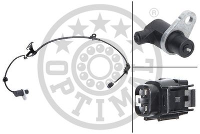06S463 OPTIMAL Датчик, частота вращения колеса