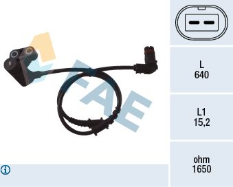 78051 FAE Датчик, частота вращения колеса