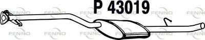 P43019 FENNO Средний глушитель выхлопных газов