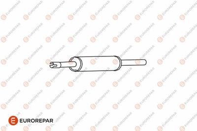 E12820G EUROREPAR Предглушитель выхлопных газов