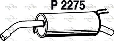 P2275 FENNO Глушитель выхлопных газов конечный