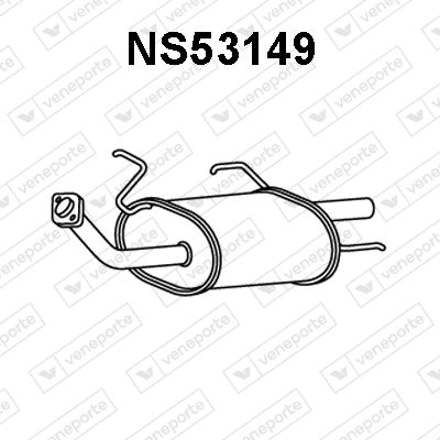 NS53149 VENEPORTE Глушитель выхлопных газов конечный
