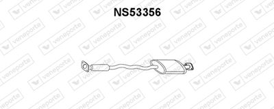 NS53356 VENEPORTE Предглушитель выхлопных газов