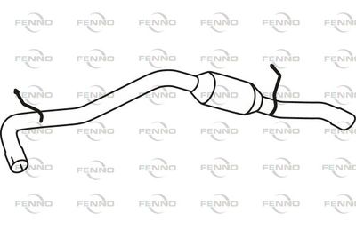 P38028 FENNO Глушитель выхлопных газов конечный