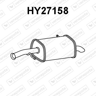 HY27158 VENEPORTE Глушитель выхлопных газов конечный