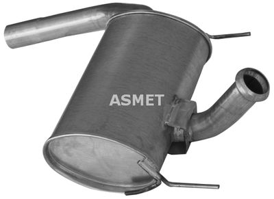 10039 ASMET Средний глушитель выхлопных газов