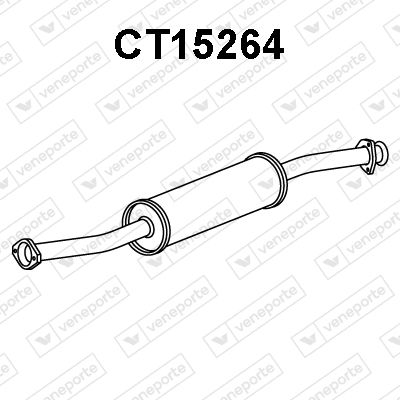 CT15264 VENEPORTE Предглушитель выхлопных газов