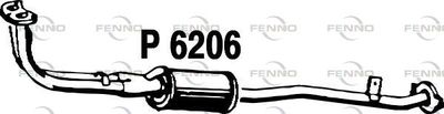 P6206 FENNO Предглушитель выхлопных газов