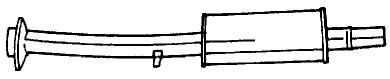 50310 SIGAM Предглушитель выхлопных газов