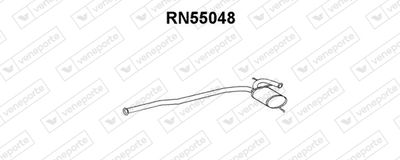 RN55048 VENEPORTE Средний глушитель выхлопных газов