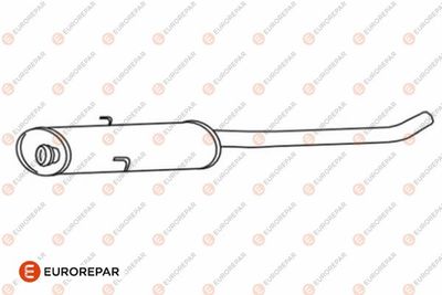 E12856A EUROREPAR Предглушитель выхлопных газов