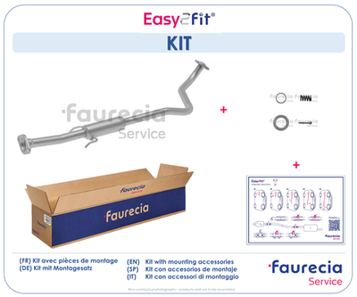 FS53047 Faurecia Средний глушитель выхлопных газов