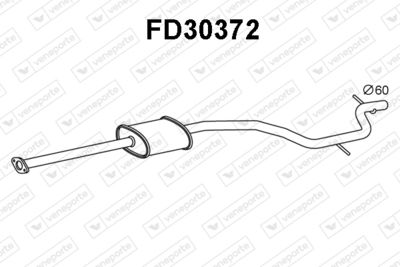 FD30372 VENEPORTE Предглушитель выхлопных газов