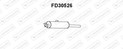 FD30526 VENEPORTE Предглушитель выхлопных газов