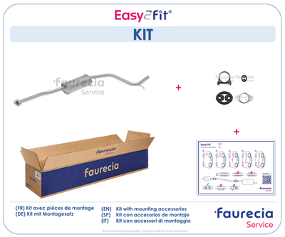 FS30256 Faurecia Предглушитель выхлопных газов