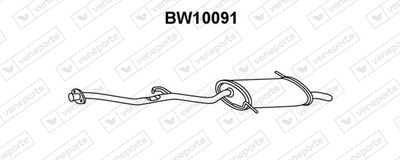 BW10091 VENEPORTE Глушитель выхлопных газов конечный