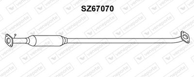 SZ67070 VENEPORTE Предглушитель выхлопных газов