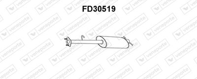 FD30519 VENEPORTE Предглушитель выхлопных газов