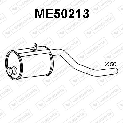 ME50213 VENEPORTE Предглушитель выхлопных газов