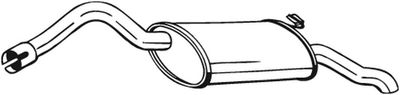 220671 KLOKKERHOLM Глушитель выхлопных газов конечный