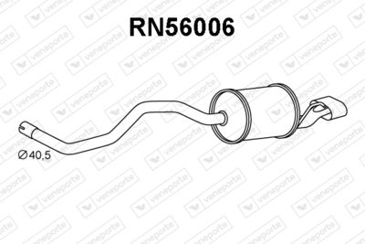 RN56006 VENEPORTE Глушитель выхлопных газов конечный
