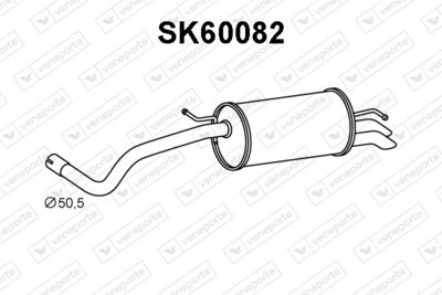 SK60082 VENEPORTE Глушитель выхлопных газов конечный