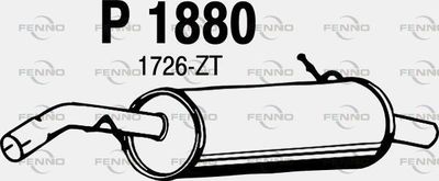 P1880 FENNO Глушитель выхлопных газов конечный