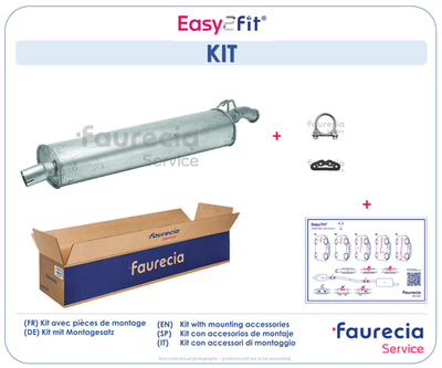 FS43093 Faurecia Глушитель выхлопных газов конечный