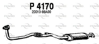 P4170 FENNO Предглушитель выхлопных газов