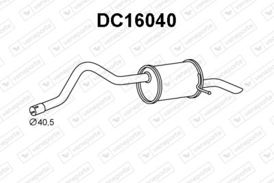 DC16040 VENEPORTE Глушитель выхлопных газов конечный