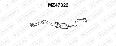 MZ47323 VENEPORTE Предглушитель выхлопных газов