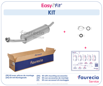 FS10047 Faurecia Глушитель выхлопных газов конечный