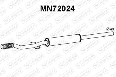 MN72024 VENEPORTE Предглушитель выхлопных газов