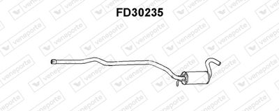 FD30235 VENEPORTE Предглушитель выхлопных газов