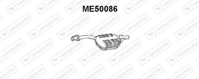 ME50086 VENEPORTE Средний глушитель выхлопных газов