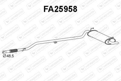 FA25958 VENEPORTE Глушитель выхлопных газов конечный