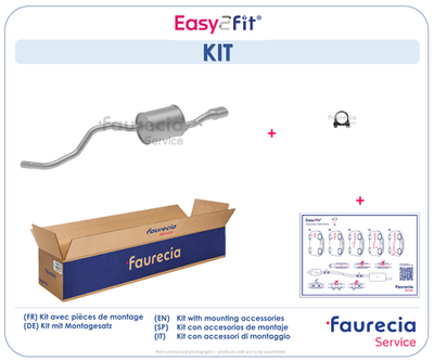 FS56006 Faurecia Глушитель выхлопных газов конечный